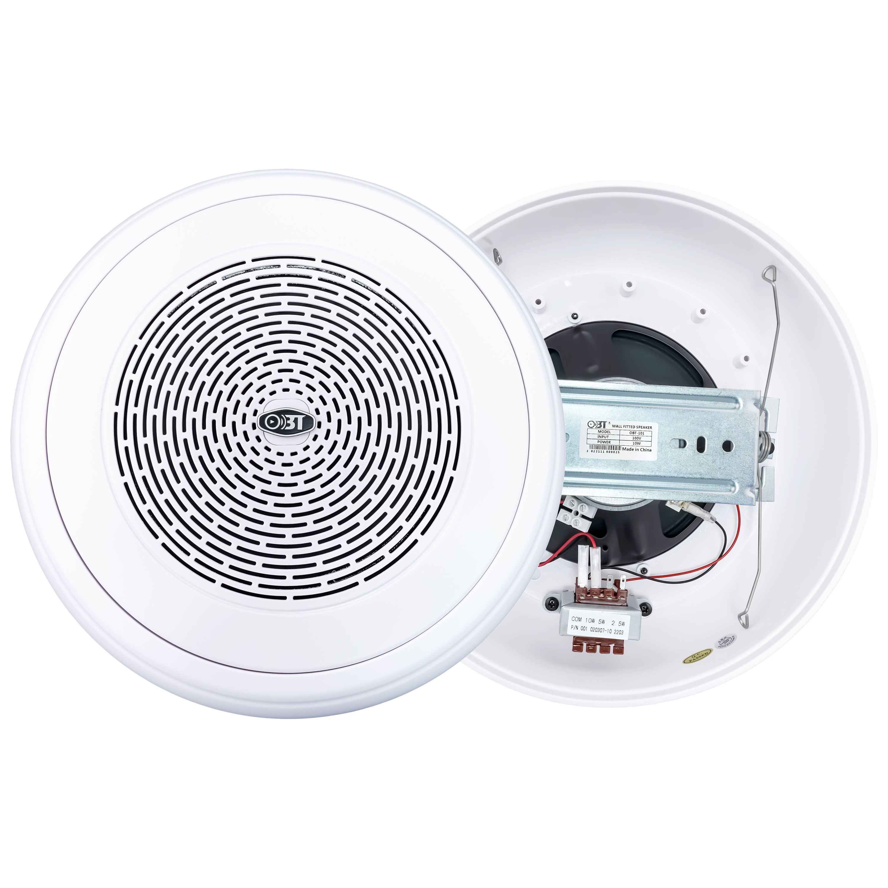 高品質天花喇叭OBT-101（優質塑膠）