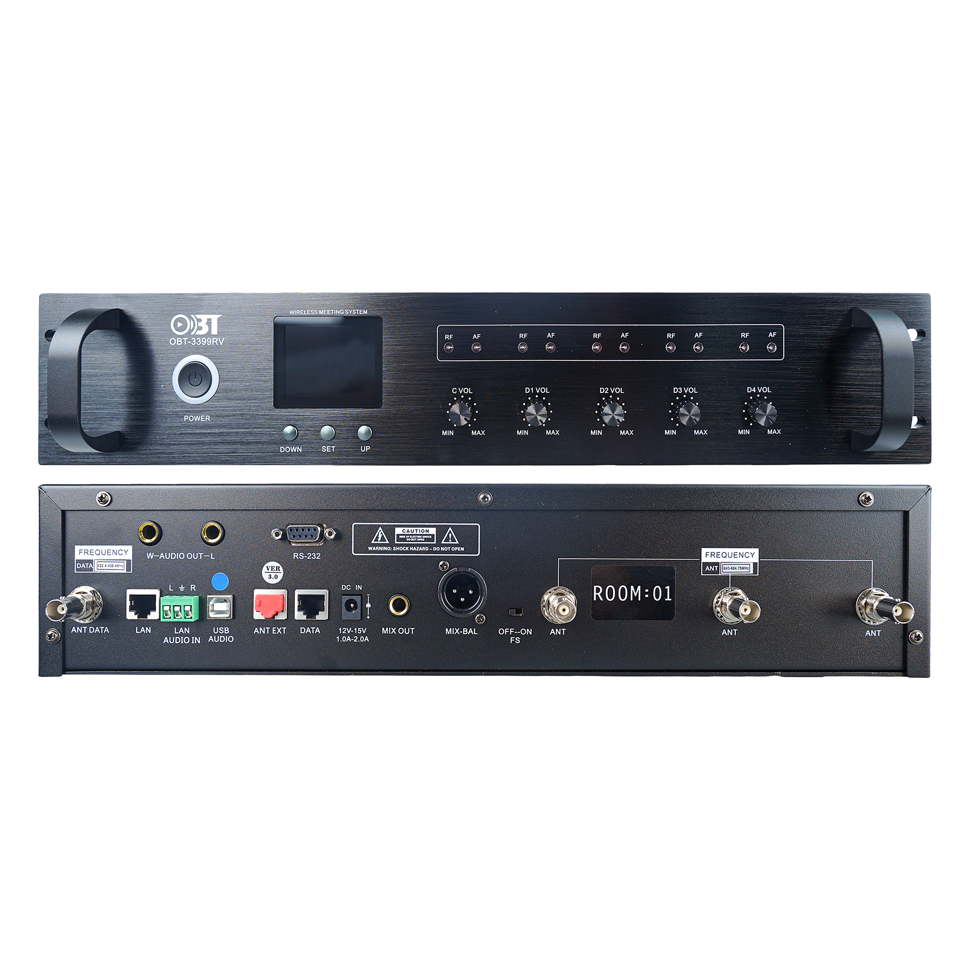 共用會議系統(tǒng)主機(表決) OBT-3399RV