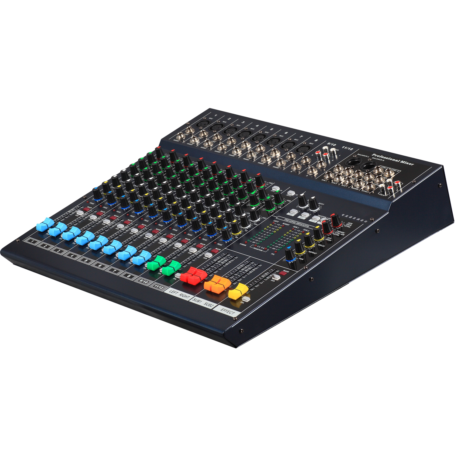 八路專業調音臺 OBT-F8/2