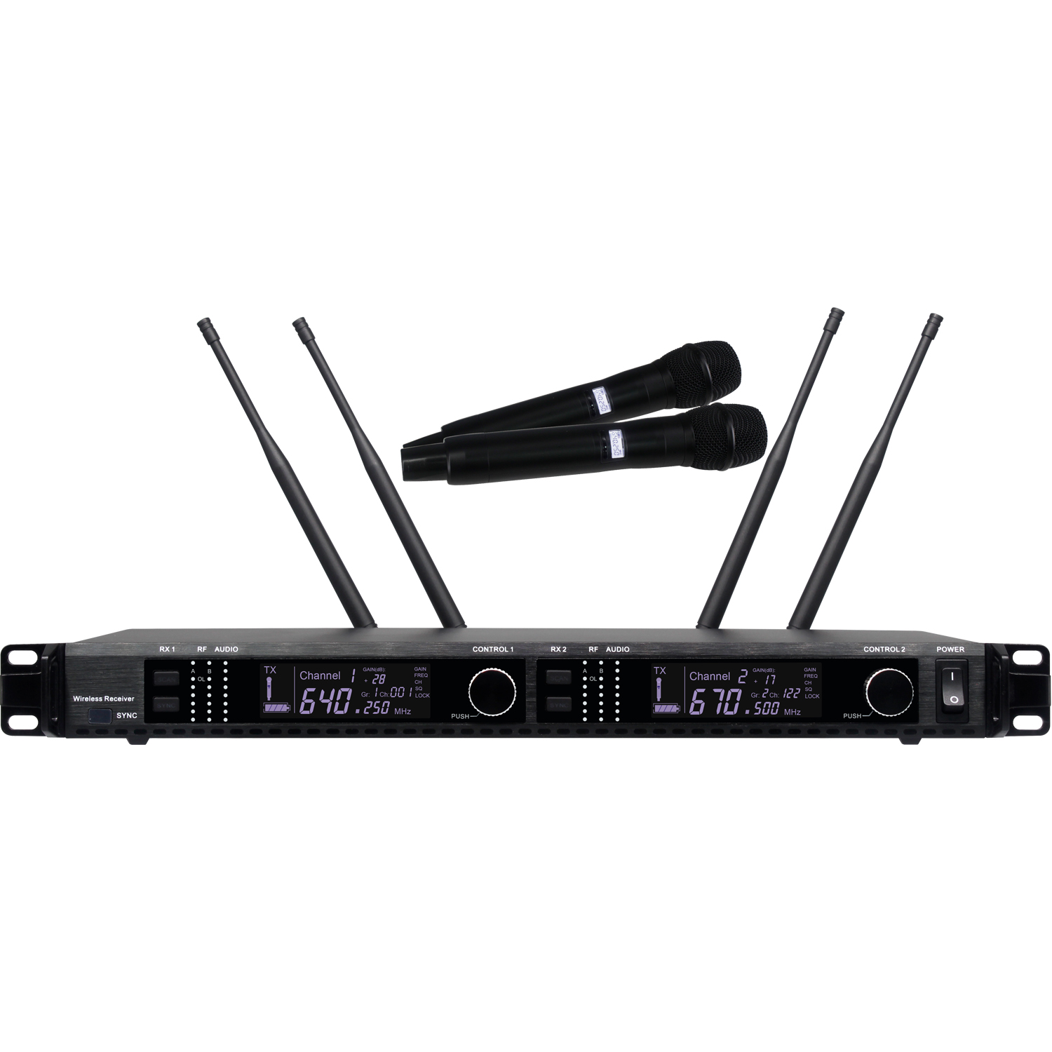 IP網(wǎng)絡(luò)真分集遠(yuǎn)程無線話筒 OBT-IP8280