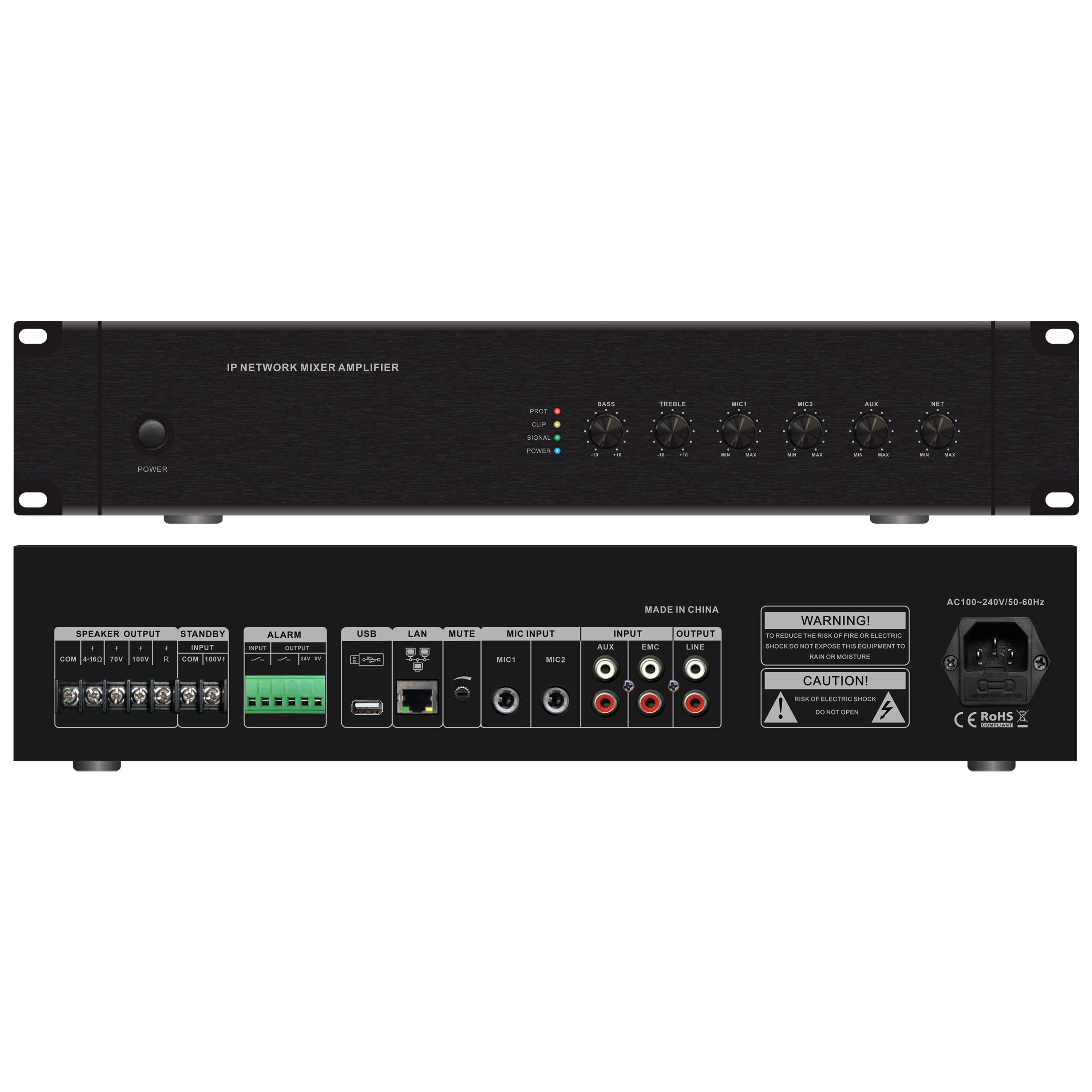 180W多功能網(wǎng)絡(luò)功放 OBT-NP6180C