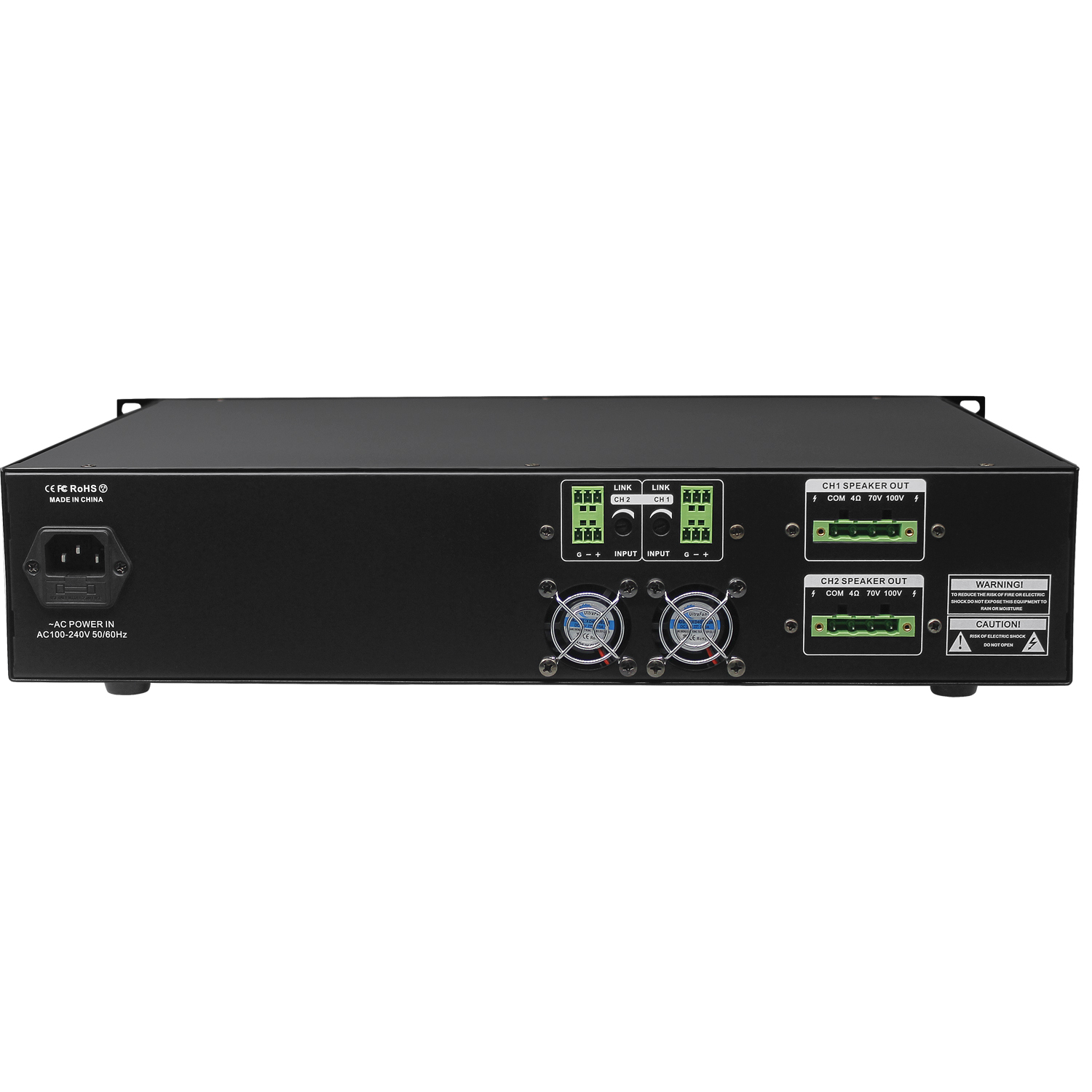 2通道純后級功放 OBT-7212