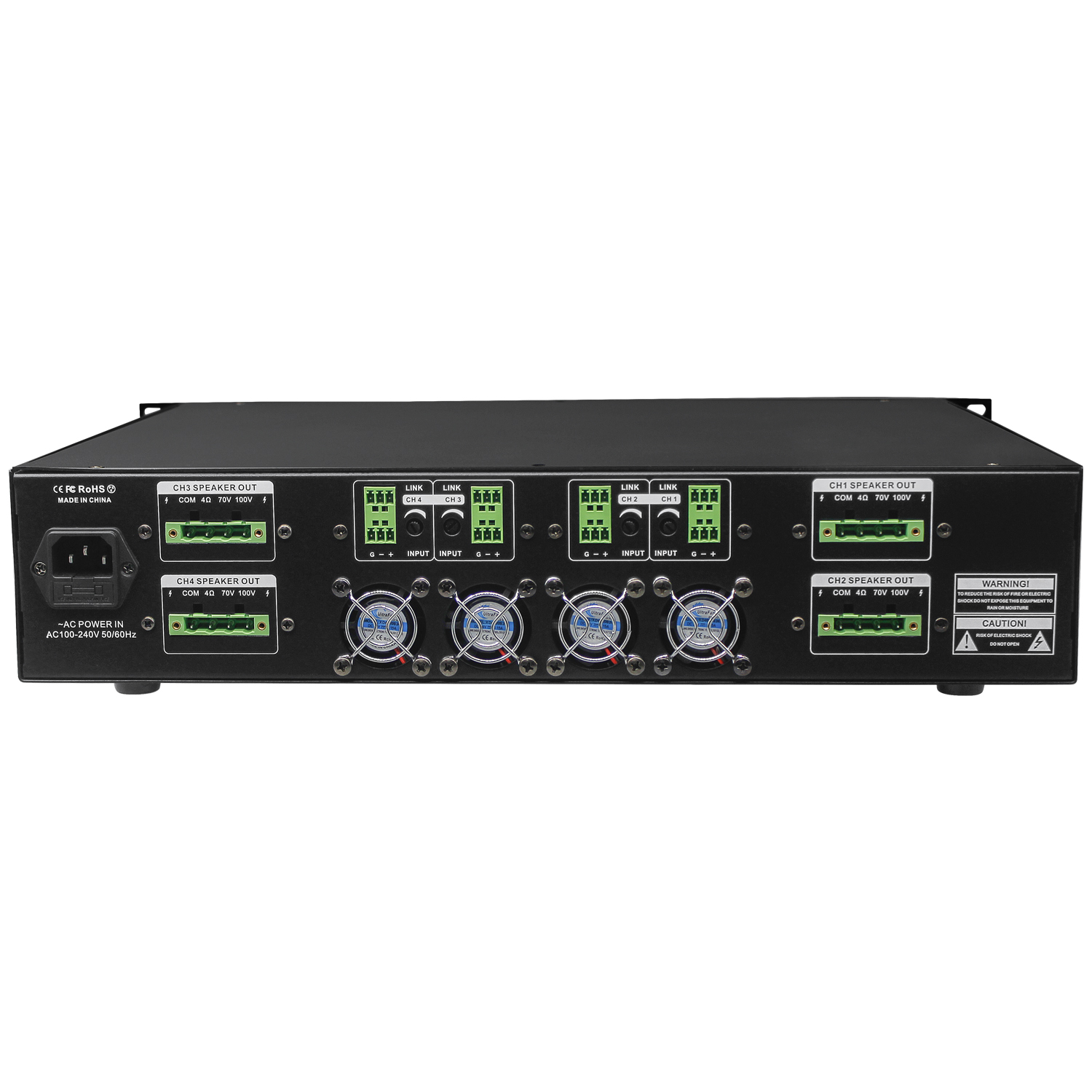 4通道純后級(jí)功放 OBT-7424