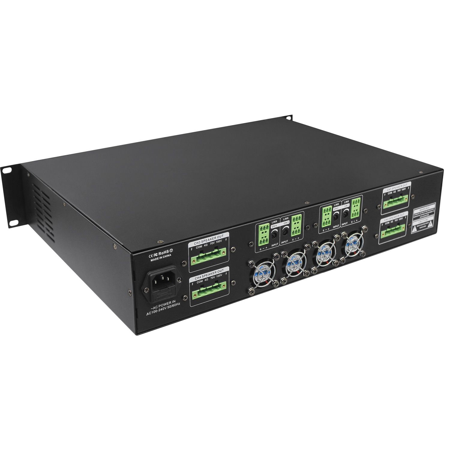 4通道純后級(jí)功放 OBT-7424