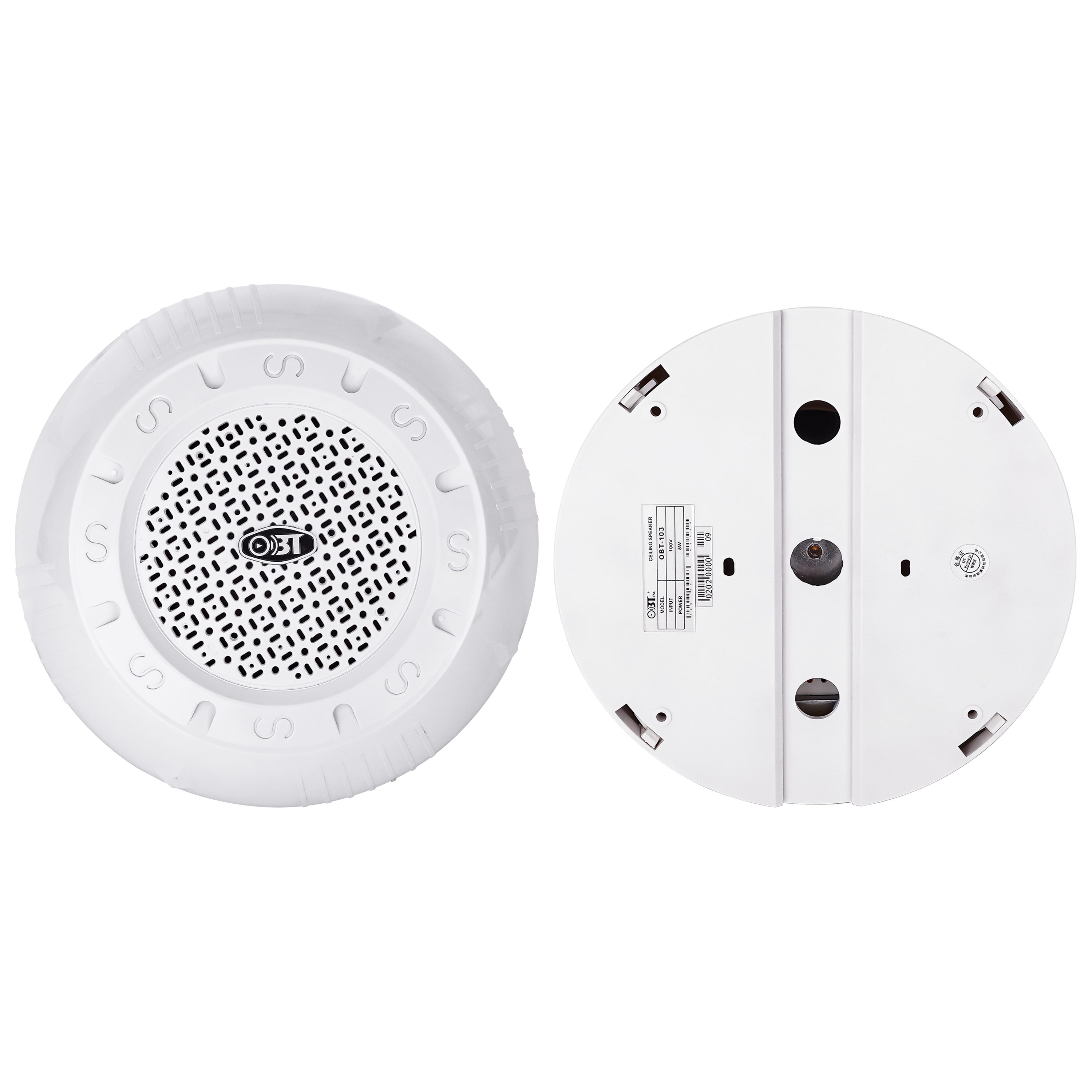 高品質天花喇叭（優質塑膠） OBT-103